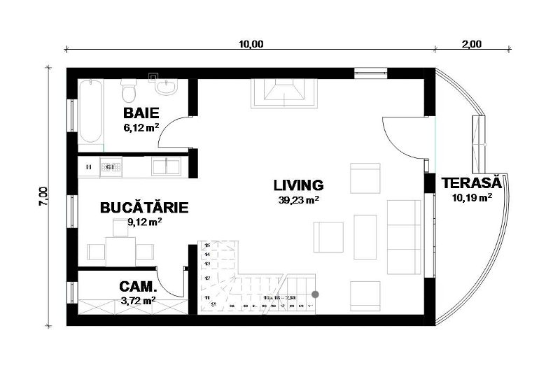 plan proiect casa se lemn
